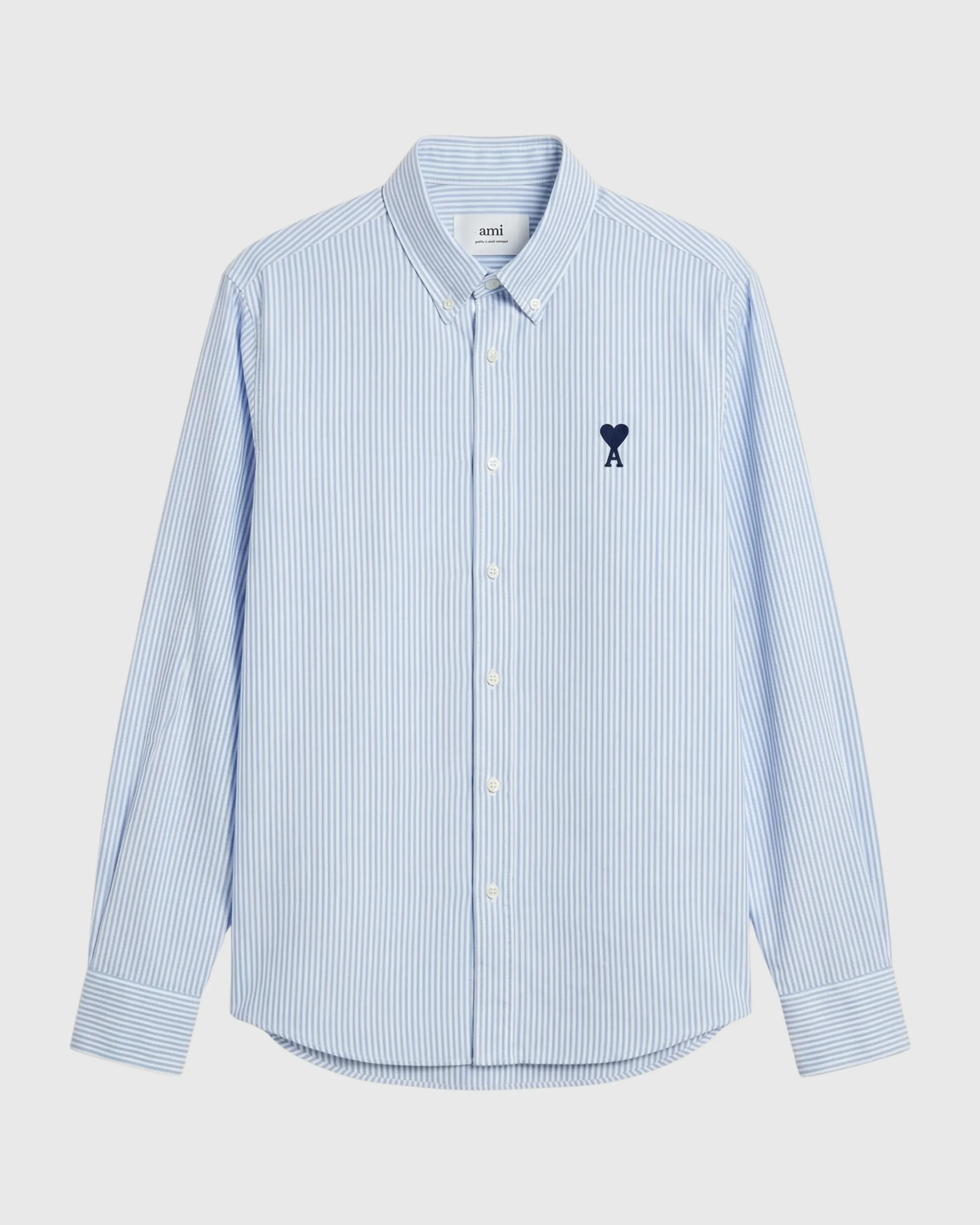 Ami Paris Striped Cotton Shirt